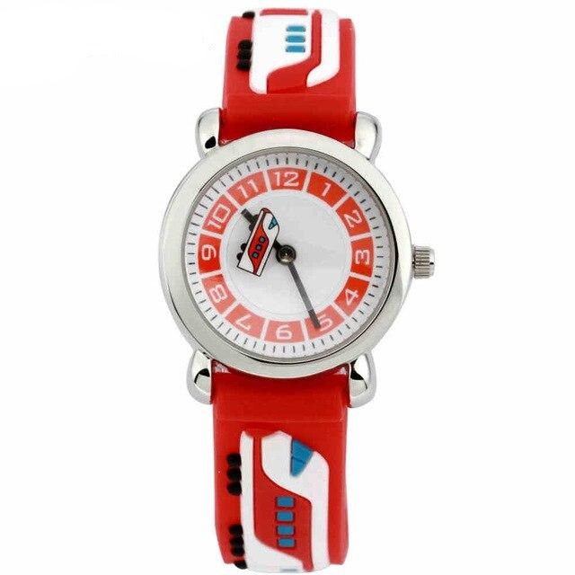 30M Waterproof Analog Trains Boy's Watch