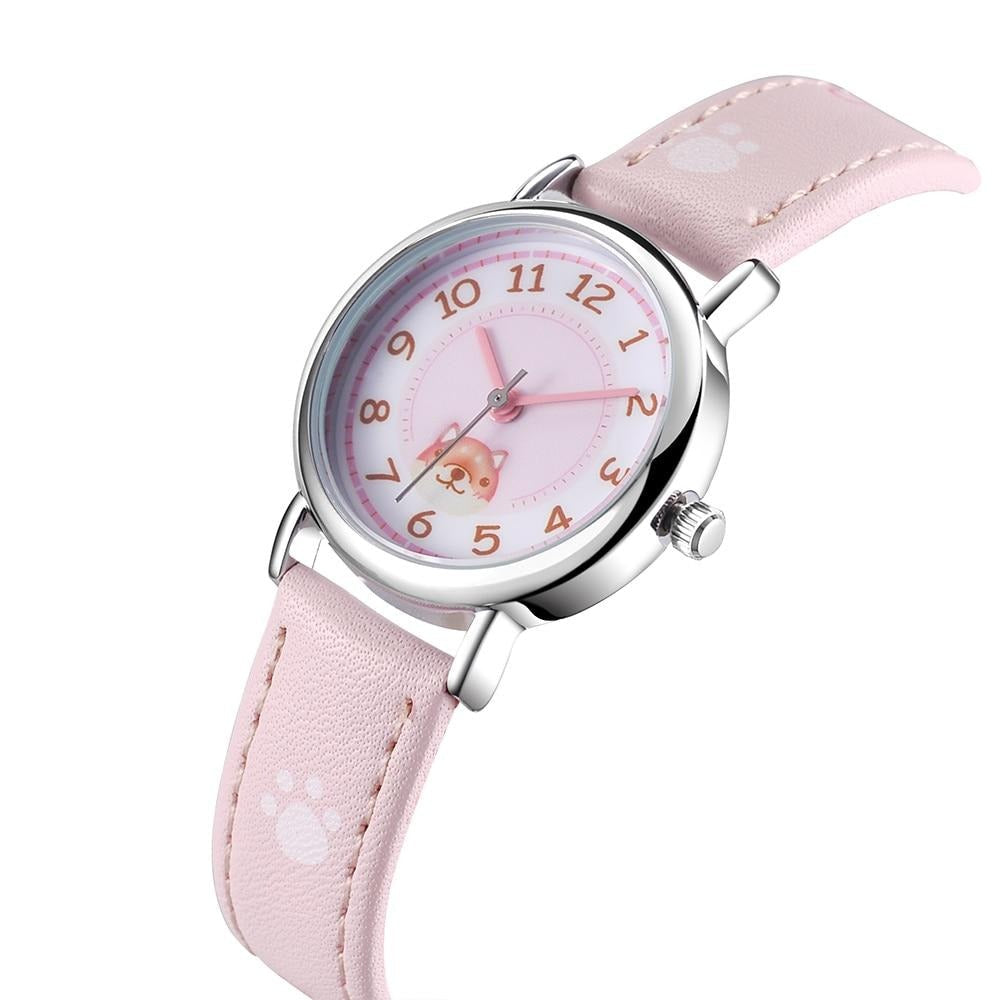 Analog Girl's Watch With Small Dog Dial