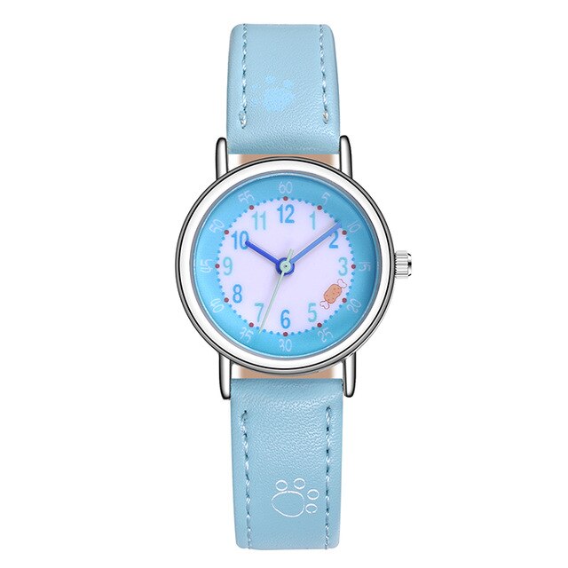 Analog Girl's Watch With Small Dog Dial