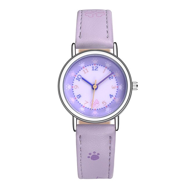 Analog Girl's Watch With Small Dog Dial