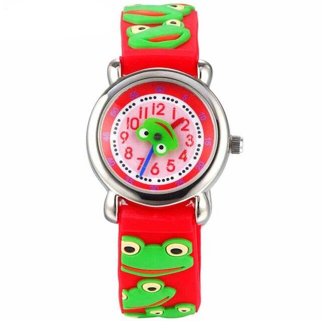 30M Waterproof Boy's Educational Jovial Frog Watch