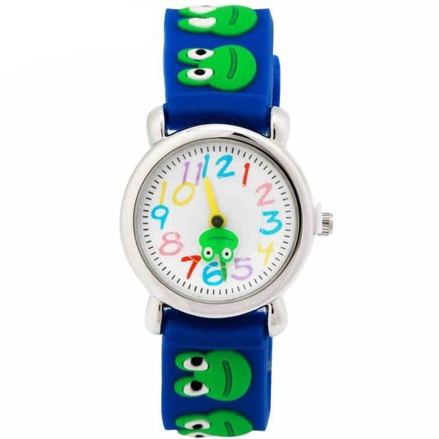 30M Waterproof Boy's Educational Jovial Frog Watch