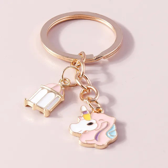 Aesthetic Unicorn Keychains