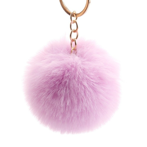 7CM Fur Ball Pom Pom Keychain