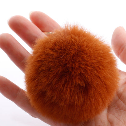 7CM Fur Ball Pom Pom Keychain