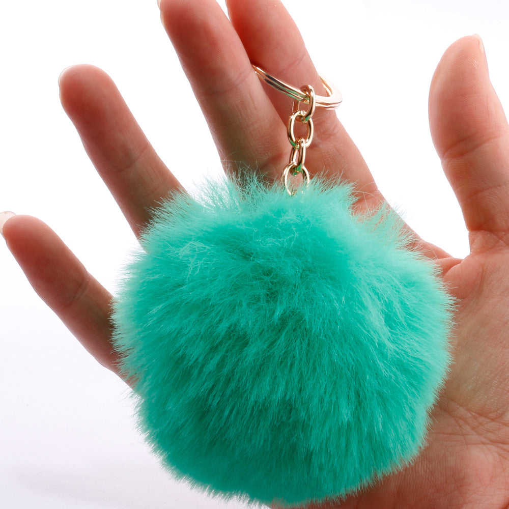 7CM Fur Ball Pom Pom Keychain