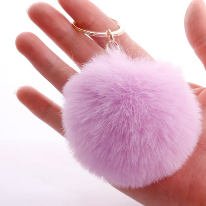 7CM Fur Ball Pom Pom Keychain